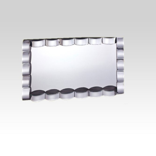 Mirrored Curved Rectangular Mirror - CBFA134