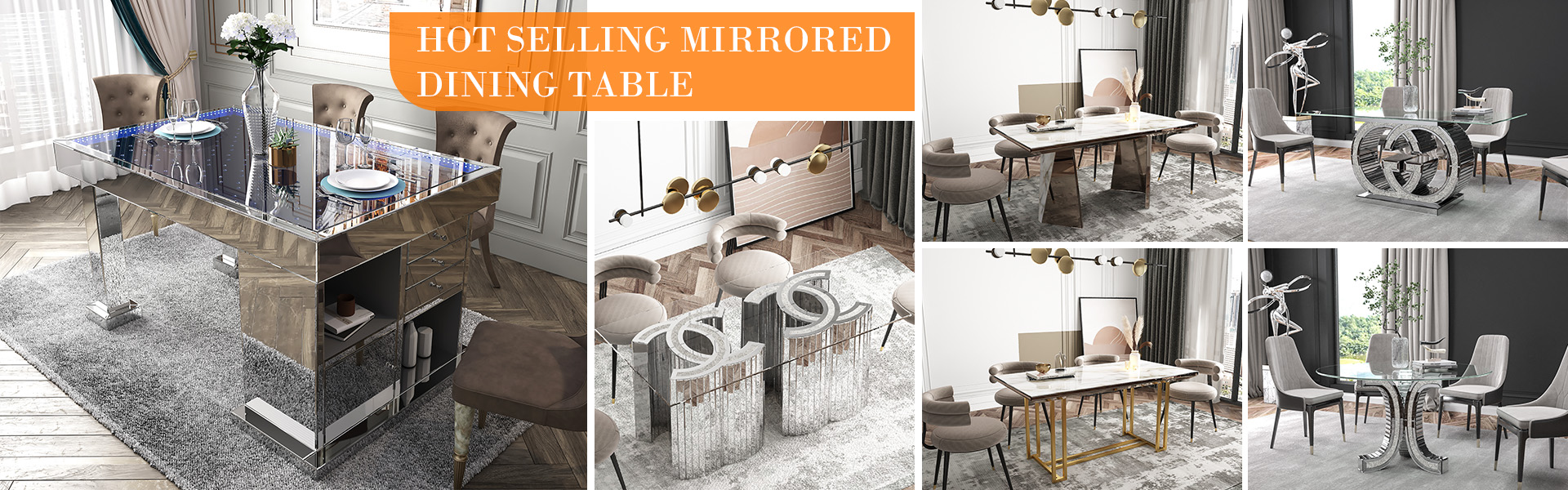 Furniture Wholesale Coolbang Mirrored Furniture Factory